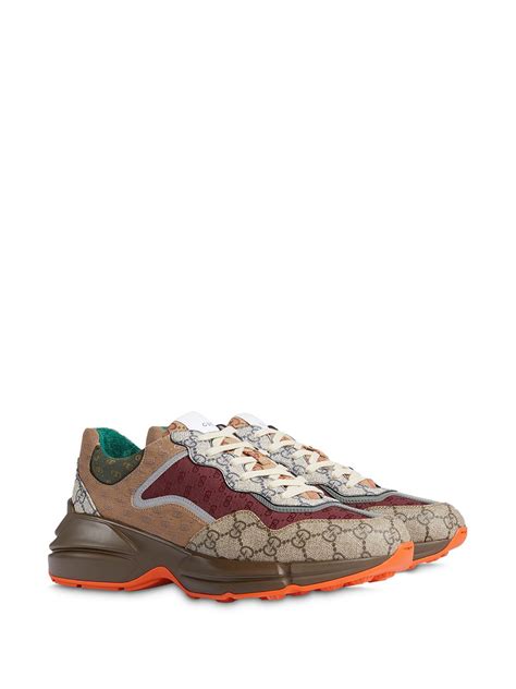 gucci chunky sneakers apple|Gucci rhyton lace up sneakers.